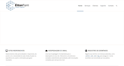 Desktop Screenshot of elitontorri.com.br